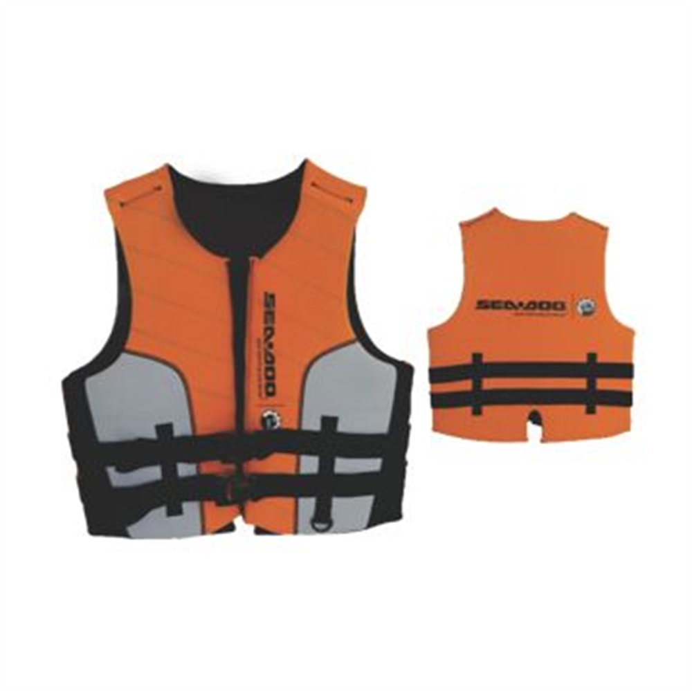 Imagem de Colete de neoprene PVC ATTITUDE   XXG-XXXG Modelo SEADOO Laranja - Cod.1329