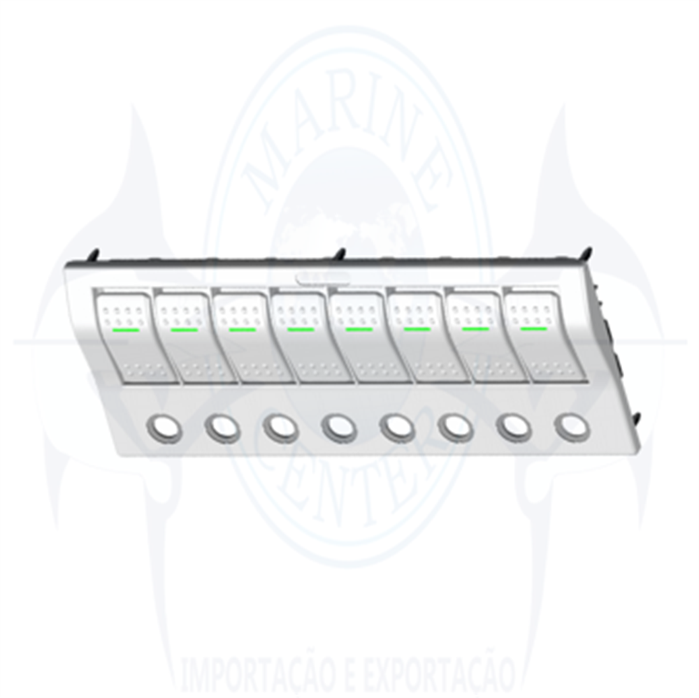 Imagem de Painel elétrico 8 botões 12V-24V - Cod.2788