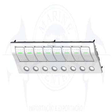 Imagem de Painel elétrico 8 botões 12V-24V - Cod.2788