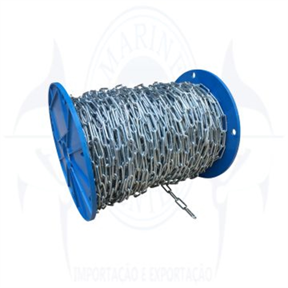 Imagem de Corrente Knotted DIN 5686 Galvanizado a frio (1,6mm) - Cod.3873