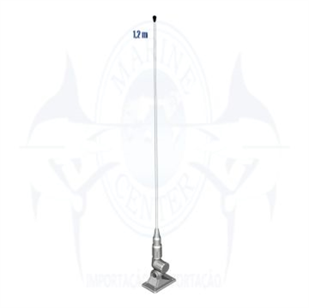 Imagem de Antena VHF 1,2m - 3dB com base - Cod.1118