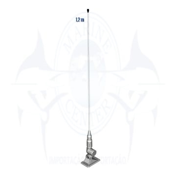 Imagem de Antena VHF 1,2m - 3dB com base - Cod.1118