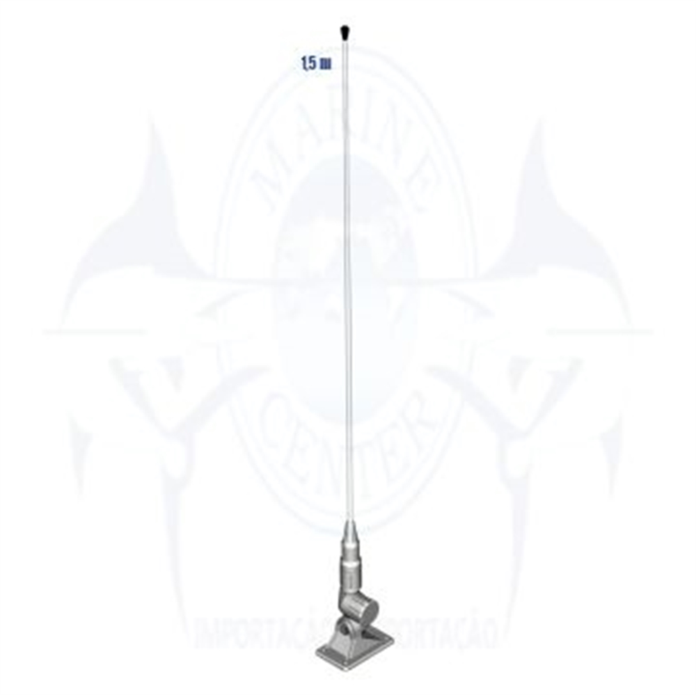 Imagem de Antena VHF 1,5m 3dB com base - Cod.1435