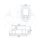 Imagem de Box de ducha com misturador (4m) - Cod.3401