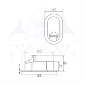 Imagem de Box de ducha com misturador (2,5m) - Cod.3603