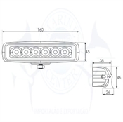 Imagem de Refletor deck 10~30V 6 LEDS - Cod.4395