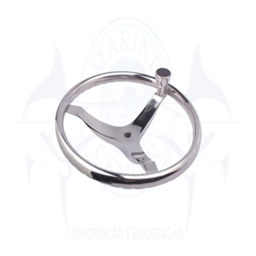 Imagem de Volante 15-1/2” com knob (Inox) - Cod.4380