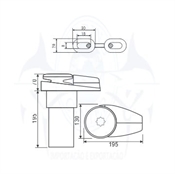 Imagem de Guincho VA600 Corrente DIN766 6mm  - Cod.158