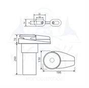 Imagem de Guincho VA 1000 Corrente DIN766 6mm - Cod.893