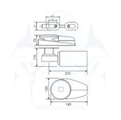 Imagem de Guincho PRO WA700 Corrente DIN766 6mm - Cod.3255